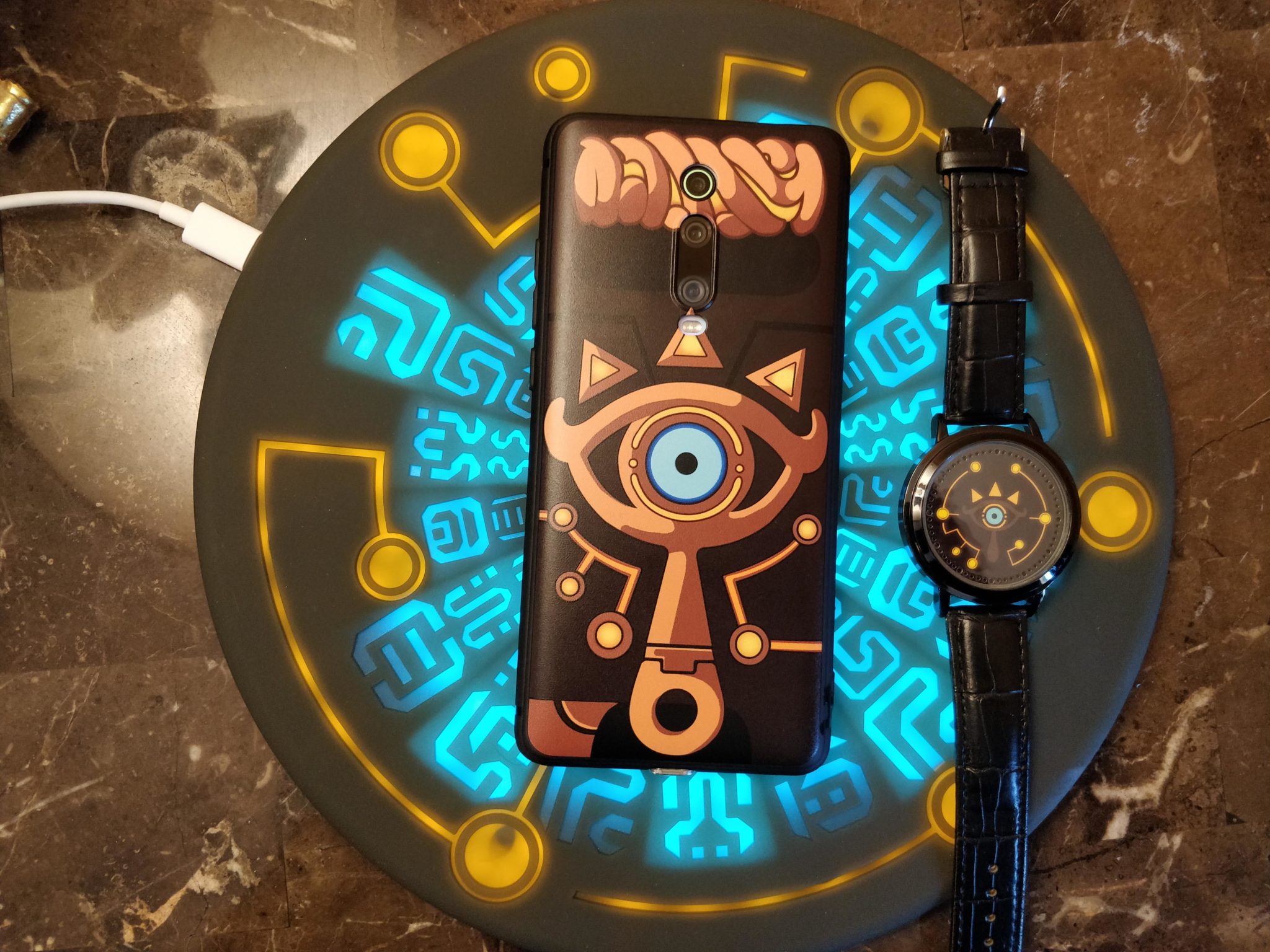 15W Fast Charging Sheikah Runes Legend of Zelda Wireless Charger Breath