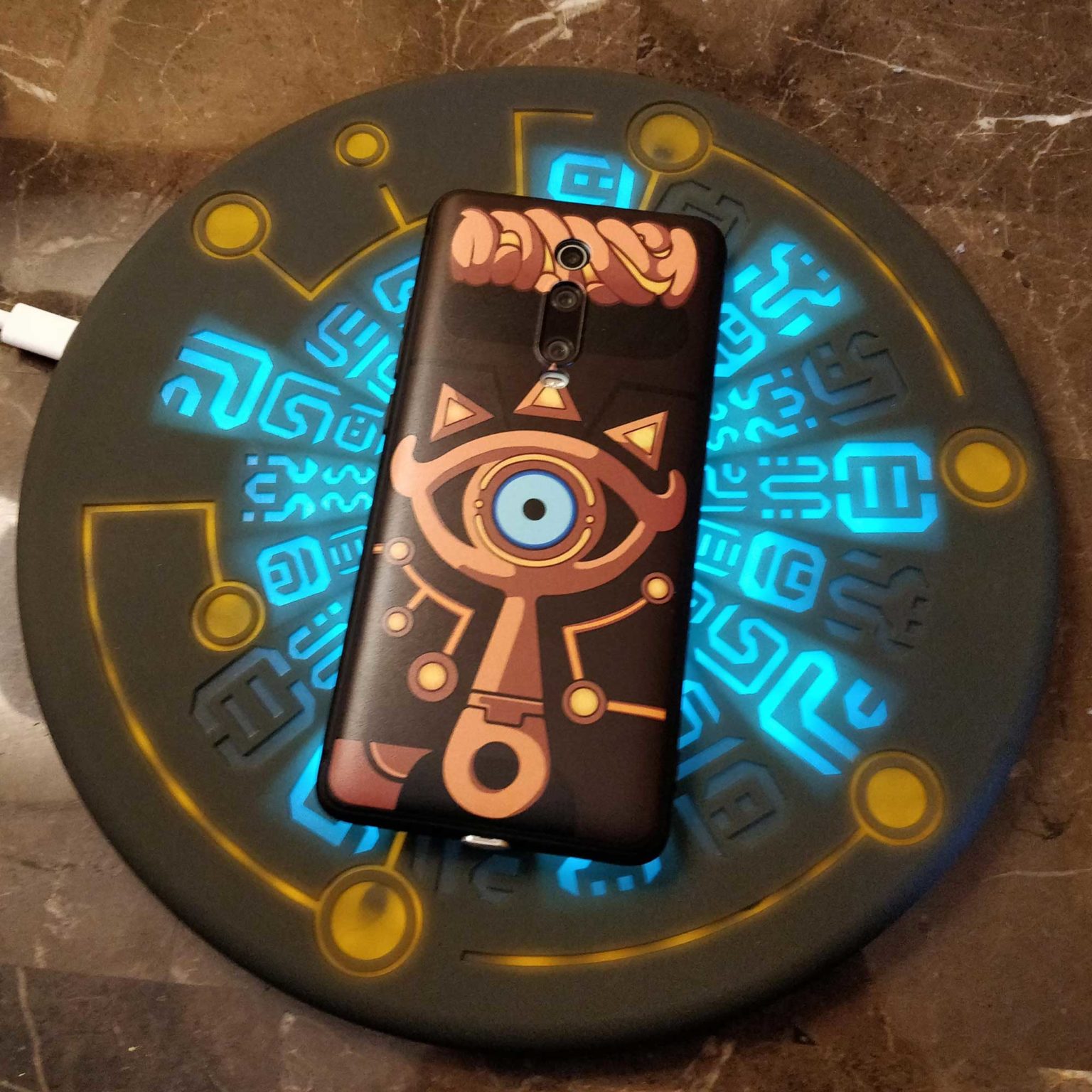 Sheikah Runes Legend of Zelda Wireless Charger Breath of the Wild