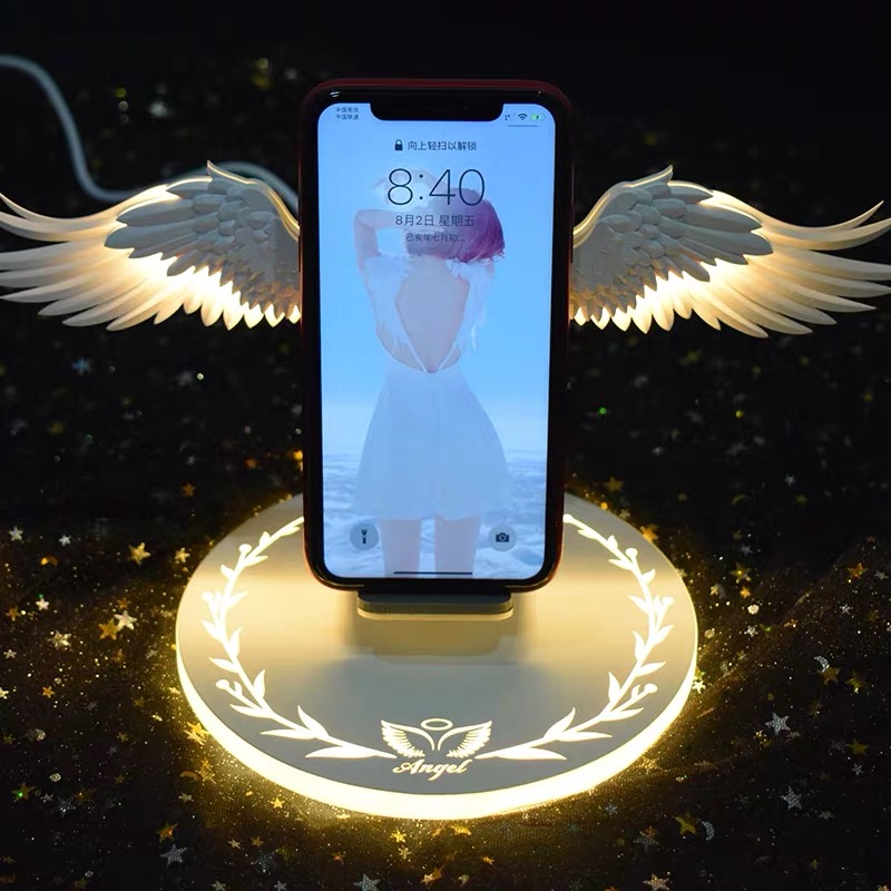 Angel Wings Wireless Charger Aesthetic Phone Charger Angel