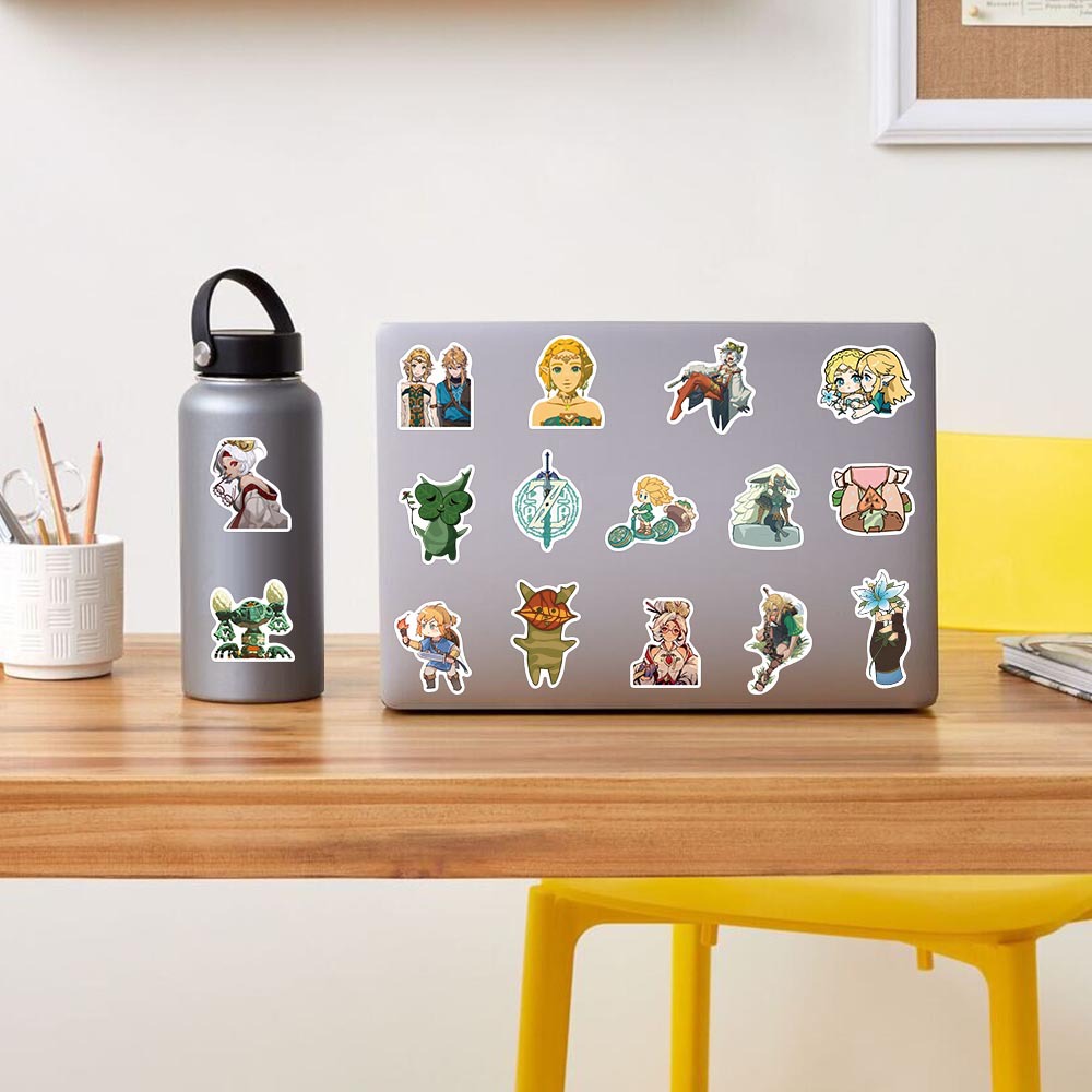 50PCS Zelda Stickers Tears Of The Kingdom Laptop Decal Waterproof Totk  Gifts - RegisBox