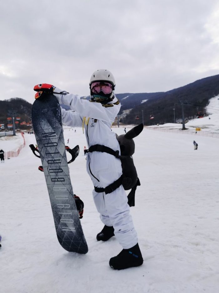 Waterproof Cute Snowboard Butt Pads Knee Guards Cute Ski Gear RegisBox