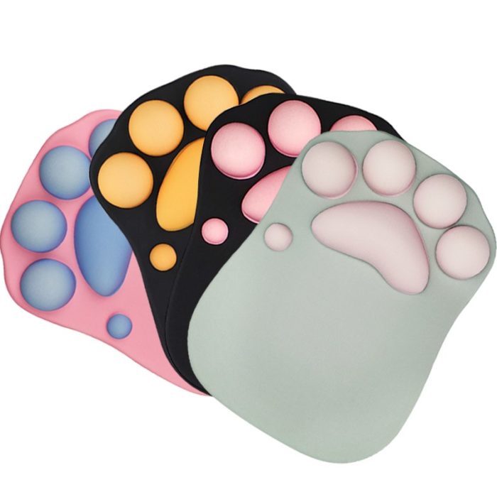3D Cute Mouse Pad Cat Paw Mousepad Wrist Rest Cat Lover Gifts RegisBox