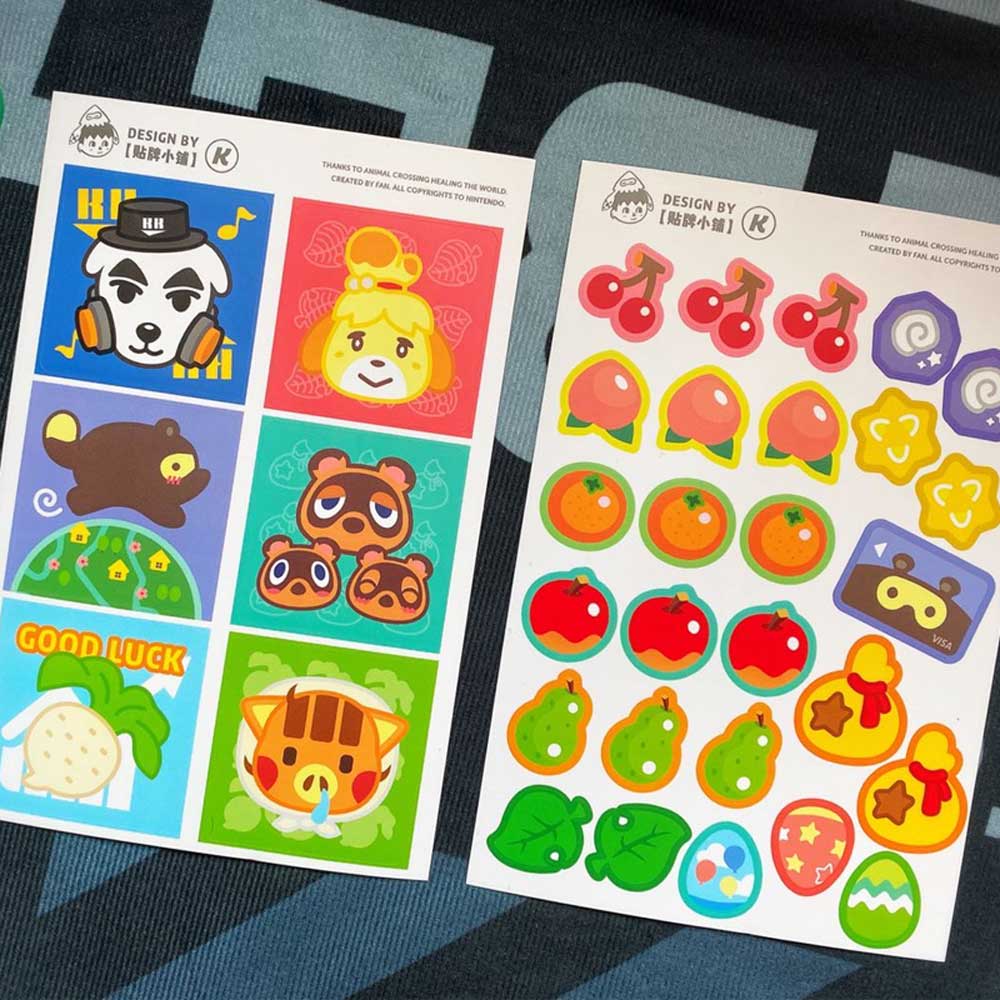 Animal Crossing Stickers Waterproof - RegisBox