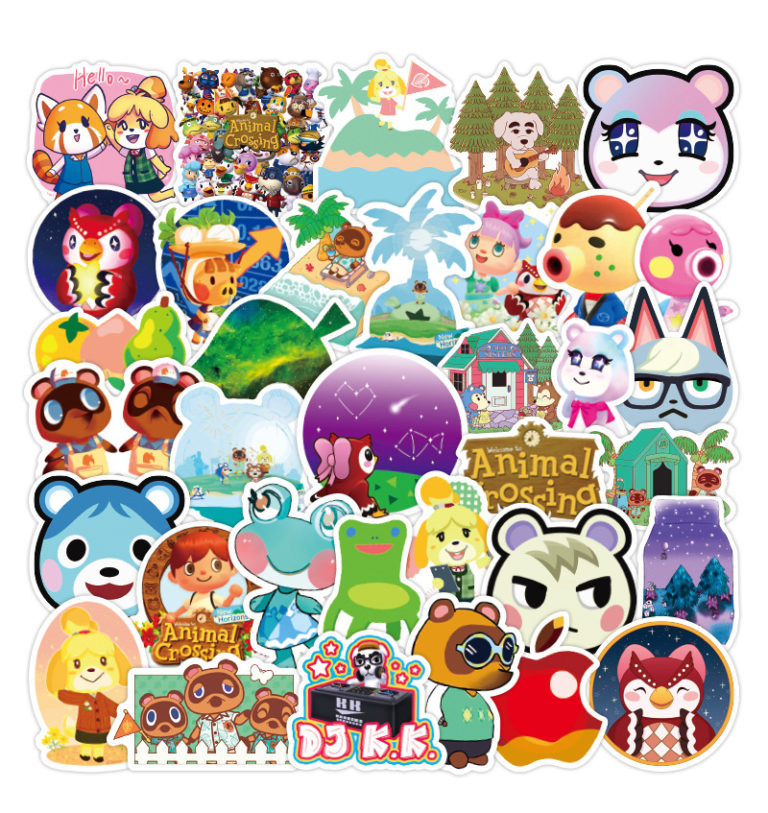 50PCS Cute ACNH Stickers ACNH Vinyl Sticker RegisBox