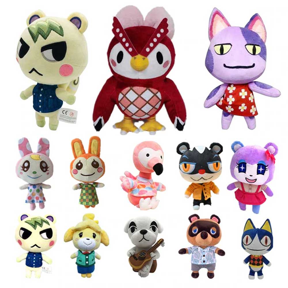 Animal Crossing Marshal Stitches Celeste Bob Fauna Plush Toys Doll Birthday Gift 