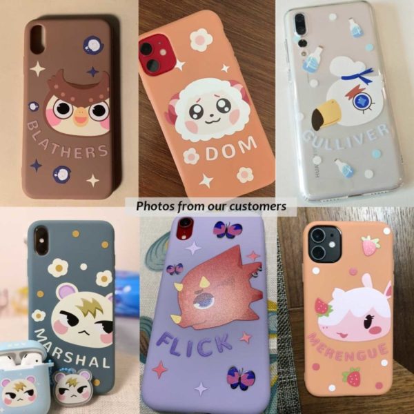 ACNH IPhone Case Samsung Case Cute Animal Villager Case Cover RegisBox