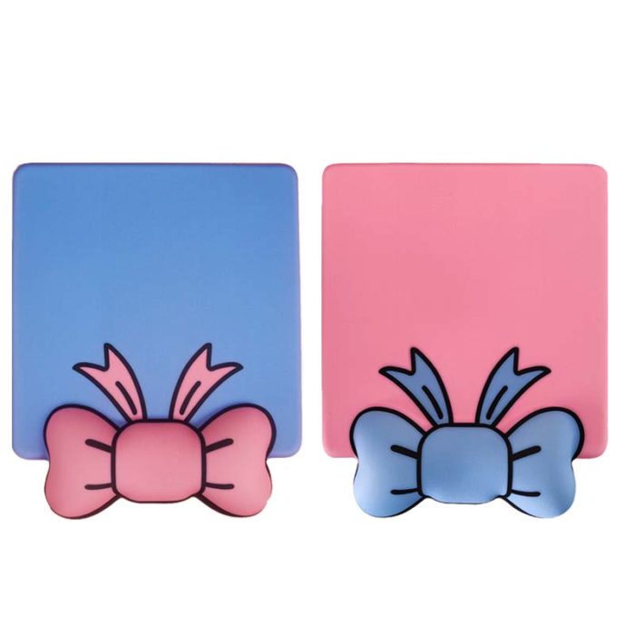 Kawaii Mouse Pad with Bow Tie Wrist Rest Gaming Room Decor Magical Girls RegisBox
