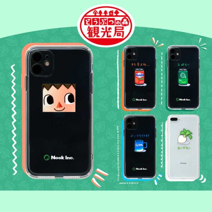Cute Animal Crossing Transparent Phone Case ACNH iPhone Case - RegisBox