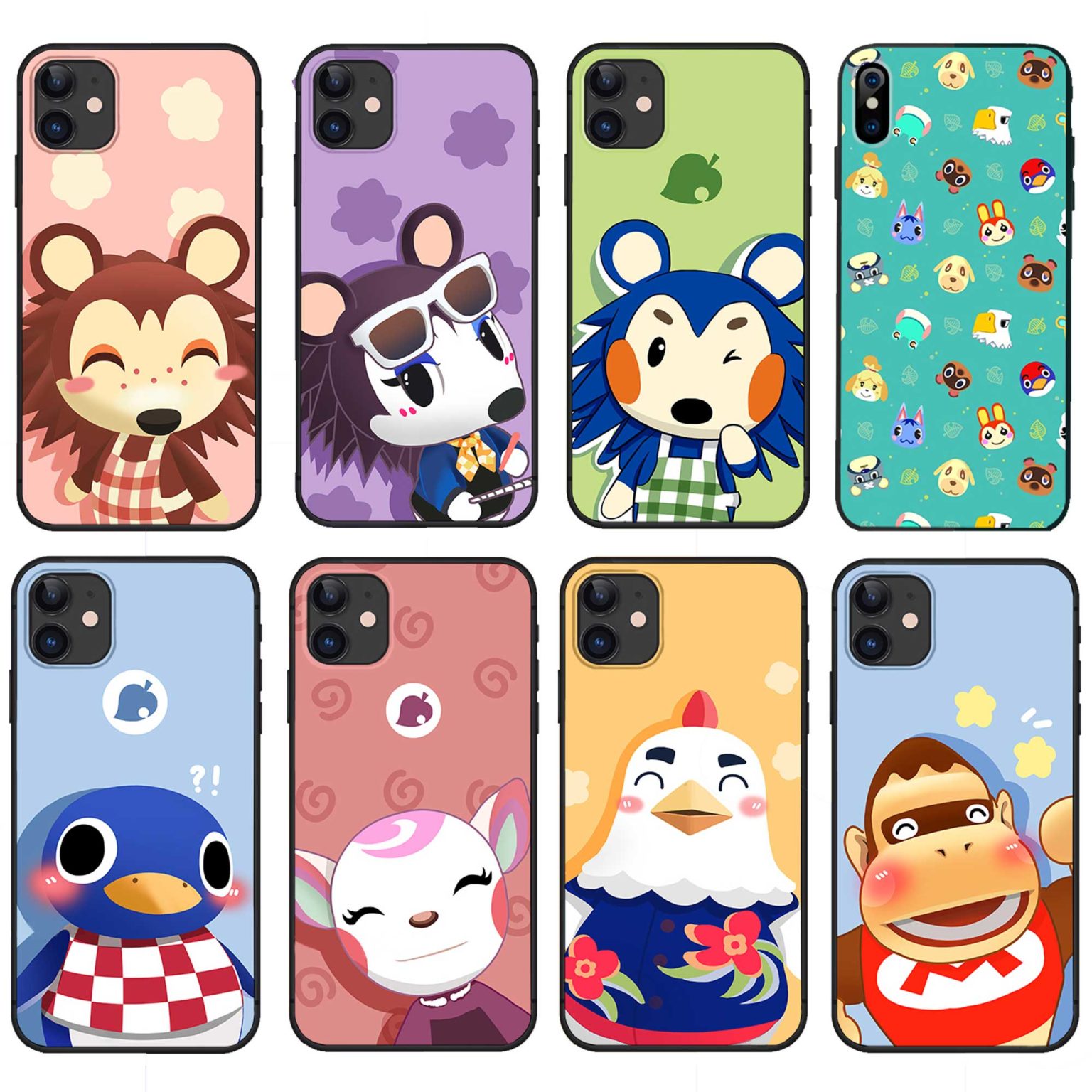 RegisBox Animal Crossing Phone Case Cute ACNH iPhone Case RegisBox