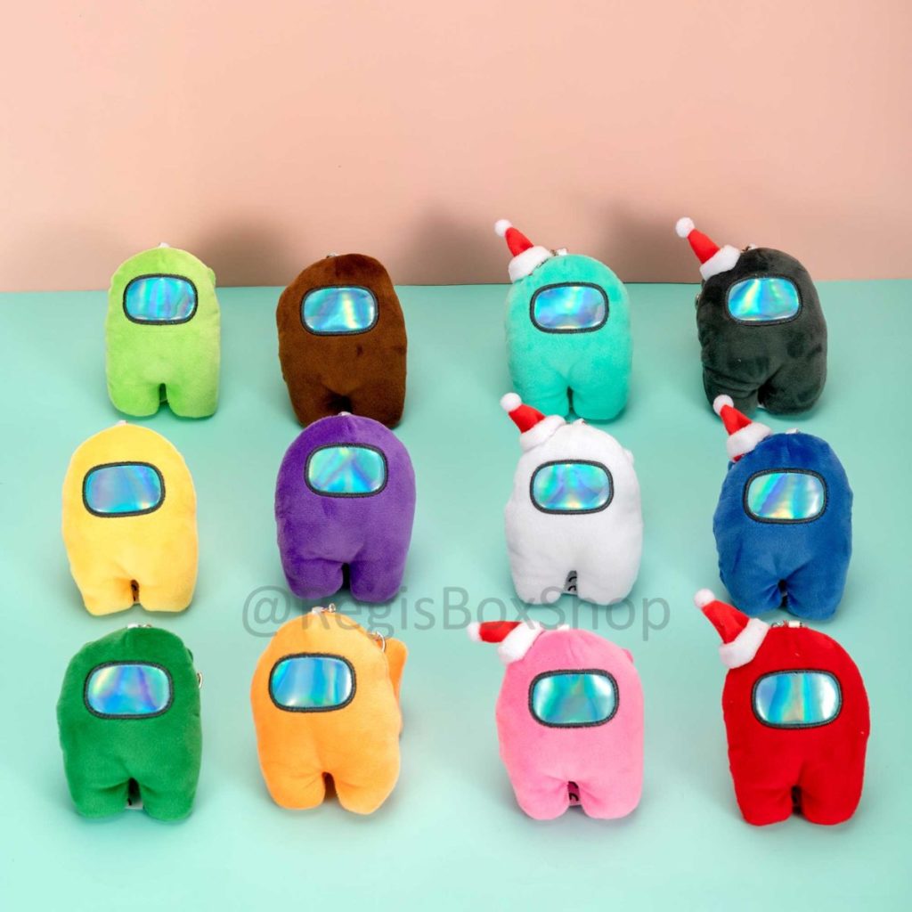 Details about   10cm Among Us plusies Toy Game Plush Stuffed Keychain DIY Pendant Doll Kids Gift 