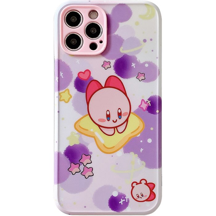 Cute Kirby iPhone Case Kirby Lover Gifts Kawaii iPhone Case Pastel ...