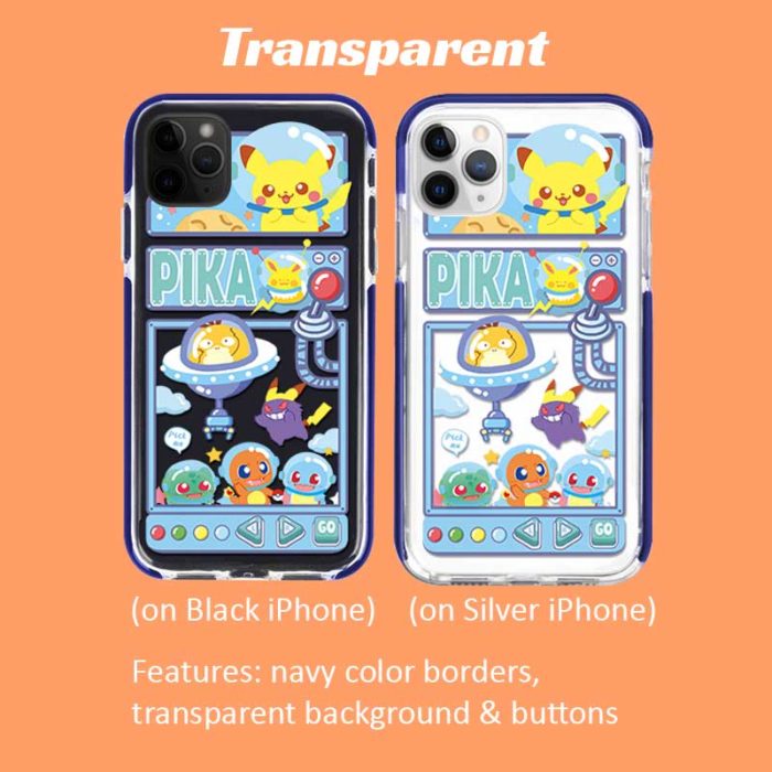 Cute Pokemon Iphone Case Kawaii Pokemon Iphone 12 Pro Max Case Cover Chibi Pokemon Art Regisbox