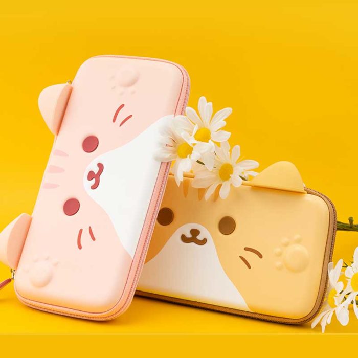 kawaii cute nintendo switch case for girls
