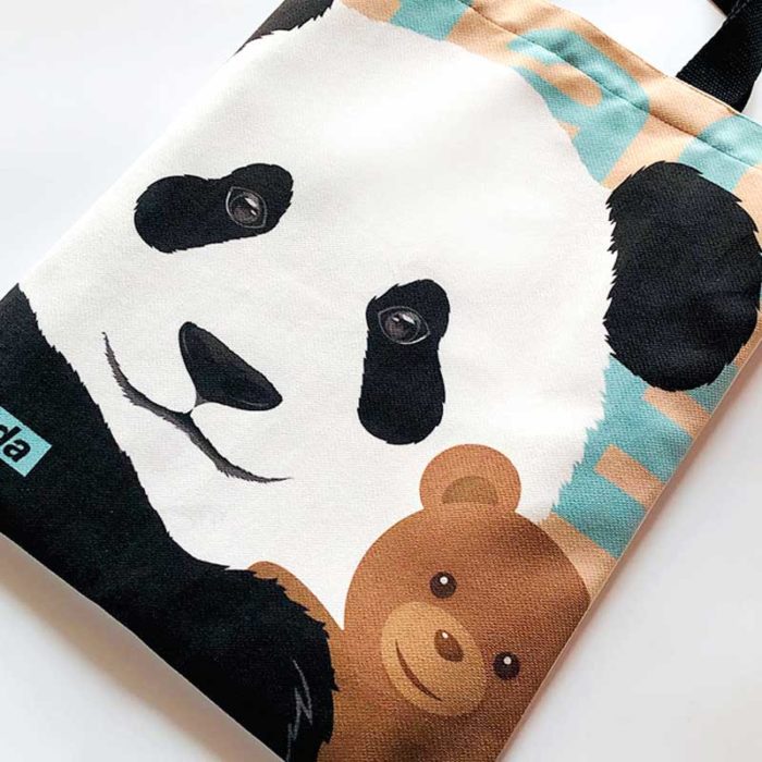Panda Tote Bag Cute Panda Gift Panda Art Panda Lover Gifts Cute Animal ...
