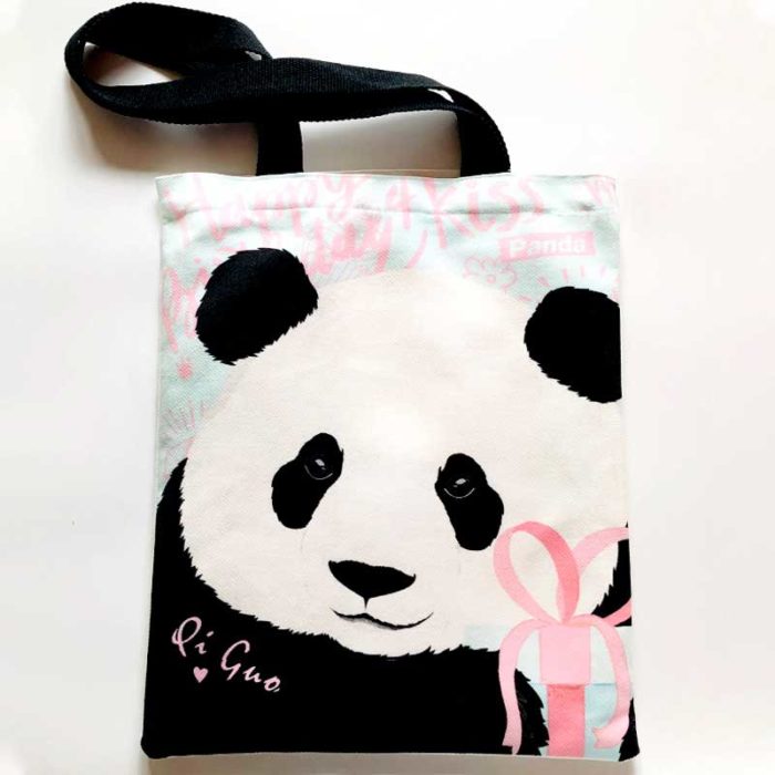 Panda Tote Bag Cute Panda Gift Panda Art Panda Lover Gifts Cute Animal ...