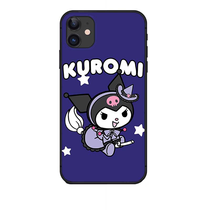 Cute Kuromi Phone Case Samsung Galaxy S21 Note Kuromi Iphone 12 Case Kawaii Girl Accessories Regisbox