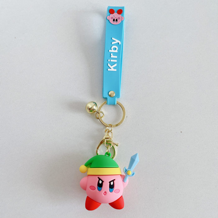 Cute Kirby Keychain Wristlet Lanyard Kirby Accessories Kirby Lover Gifts RegisBox