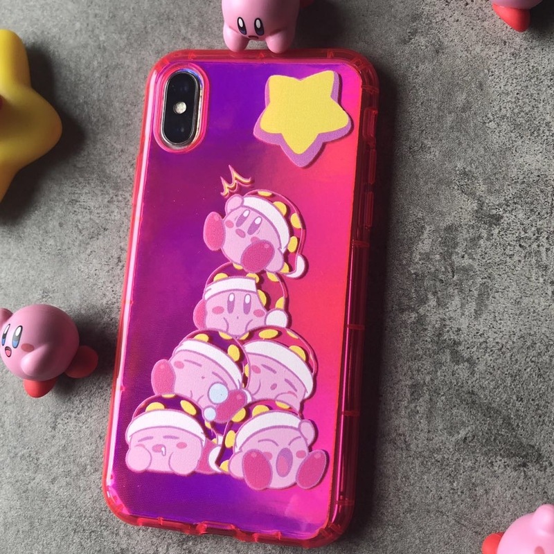 Kirby Iphone Case Neon Pink Iphone Case Kirby Art Cute Kirby Accessories Regisbox