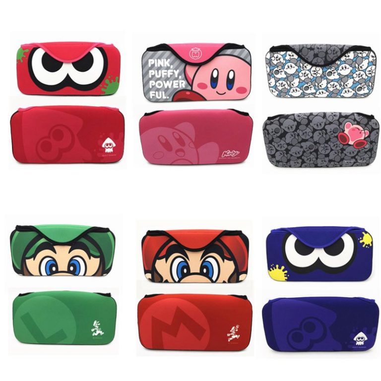 Pixelated Kirby Switch OLED Cover Kawaii Kirby Switch Cases RegisBox