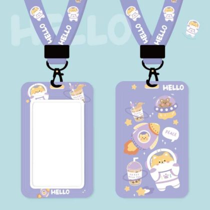 Cute Lanyard with ID Holder Kawaii Lanyard Keychain Cute Phone Strap ...