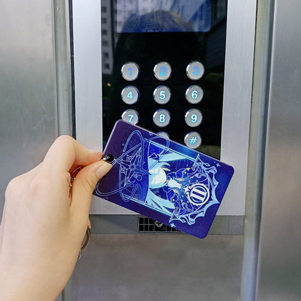 Genshin Impact Badge Holder Genshin Student ID Holders Keychain Genshin