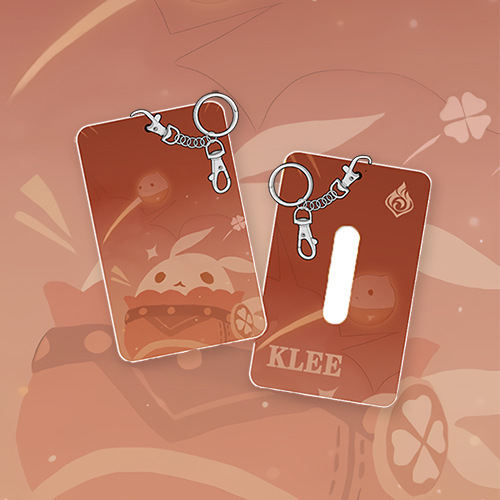 Genshin Impact Badge Holder Genshin Student ID Holders Keychain Genshin