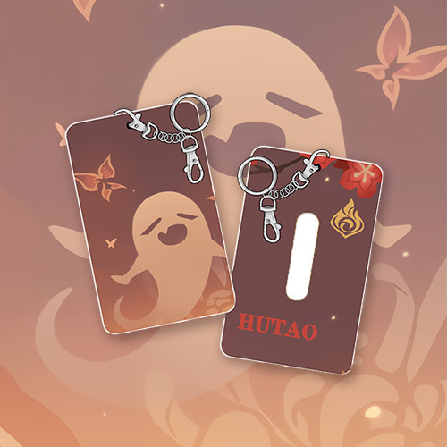 Genshin Impact Badge Holder Genshin Student ID Holders Keychain Genshin