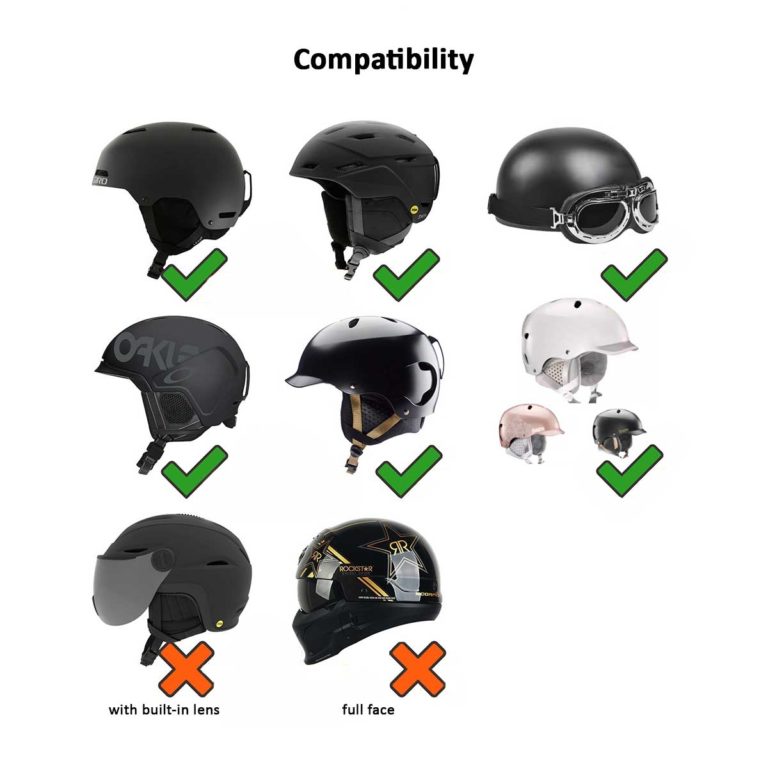 Helmet Rizz Funny Alien Helmet Cover Cartoon Ski Gear Snowboard Helmet