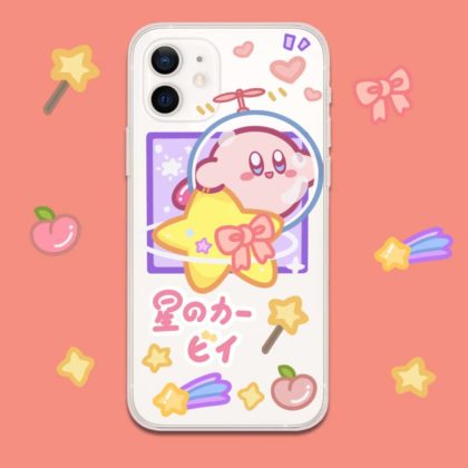 Kawaii Kirby iPhone Case Kawaii iPhone 13 Pro Max XR XS Max Cute Kirby ...