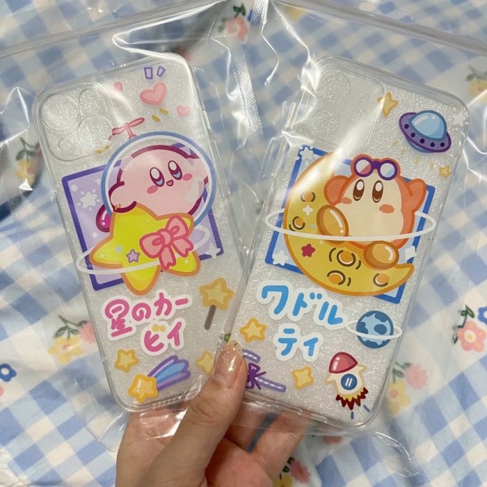 Kirby Glass Cup Cute Kirby Tumbler Glasses Kawaii Kirby Drinking Glassware 16oz RegisBox