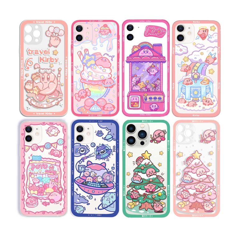 Kirby Glass Cup Cute Kirby Tumbler Glasses Kawaii Kirby Drinking