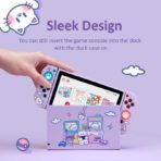 Cute Switch Dock Cover Case Pastel Switch Dock Cover For Nintendo ...