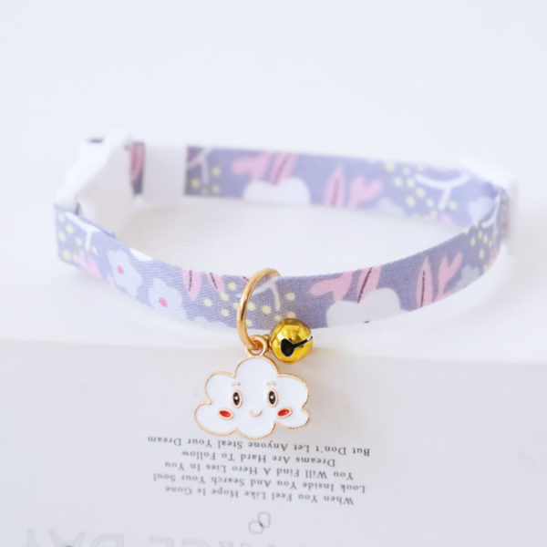 Cute Cat Collars Pastel Pet Collars Kawaii Aesthetic Pet Accessories