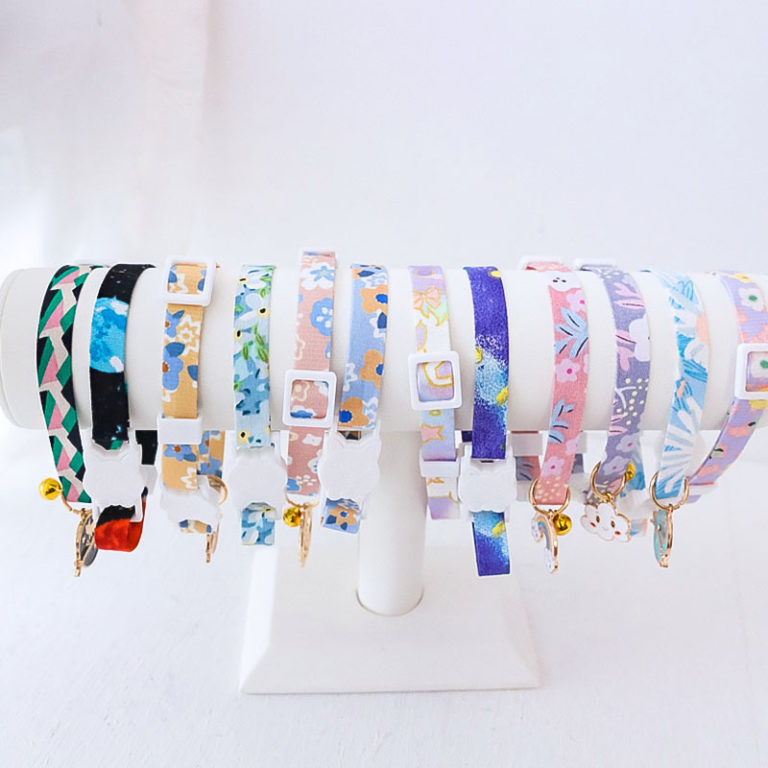 Cute Cat Collars Pastel Pet Collars Kawaii Aesthetic Pet Accessories