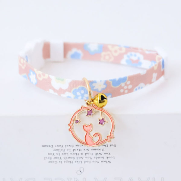 Cute Cat Collars Pastel Pet Collars Kawaii Aesthetic Pet Accessories