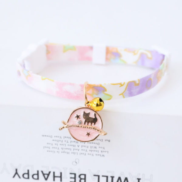 Cute Cat Collars Pastel Pet Collars Kawaii Aesthetic Pet Accessories
