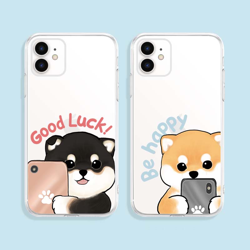 Cute Shiba Inu Dog Phone Case Shiba Dog Couple Phone Cases - RegisBox