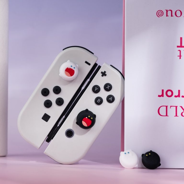 Kawaii Cat Joystick Caps Switch OLED Thumb Grips Cute Switch
