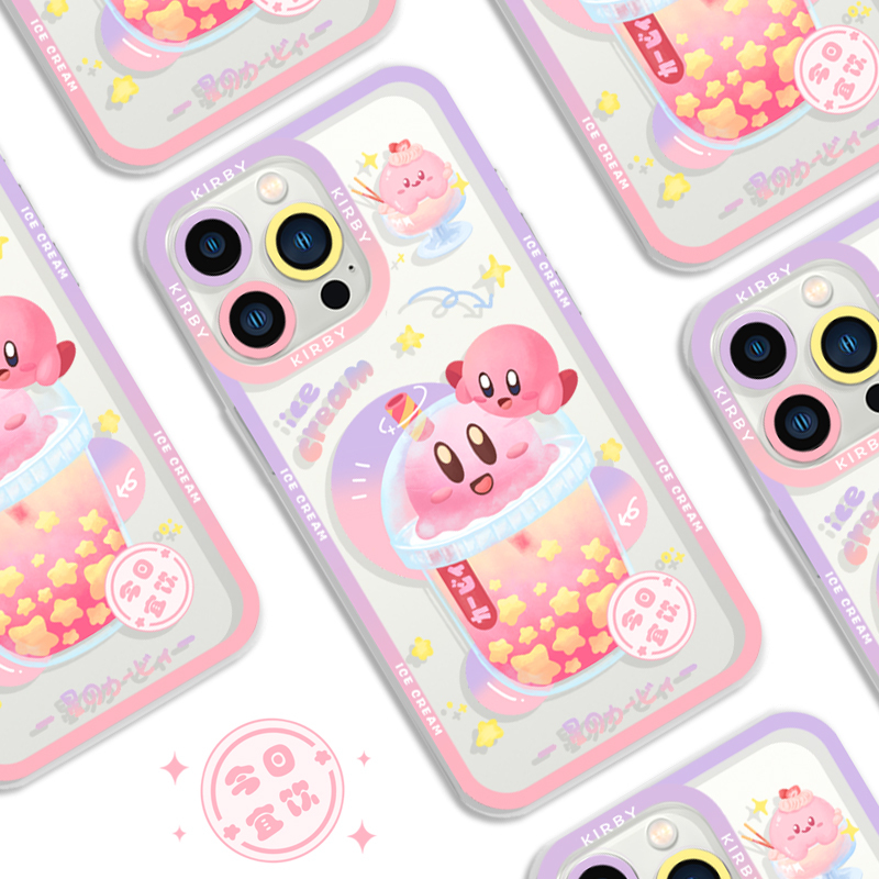 Kirby Plastic Cup Pink Mug Drinkware Cute Kawaii Anime Nintendo