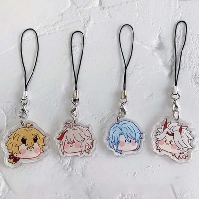 Genshin Impact Charm Cute Genshin Phone Charms Genshin Key Charm - RegisBox