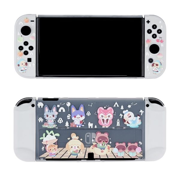 ACNH Switch Cover Case Cute ACNH Switch OLED Protective Shell Case ...