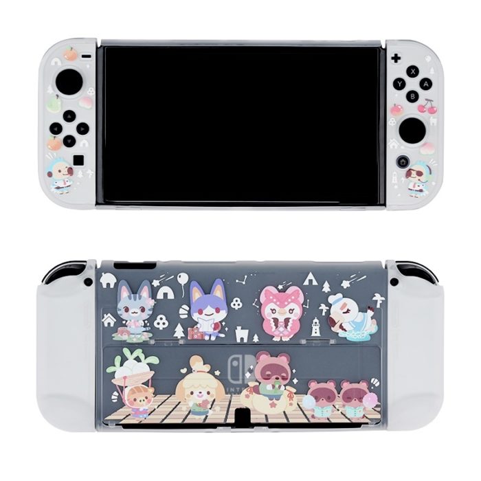 ACNH Switch Cover Case Cute ACNH Switch OLED Protective Shell Case ...