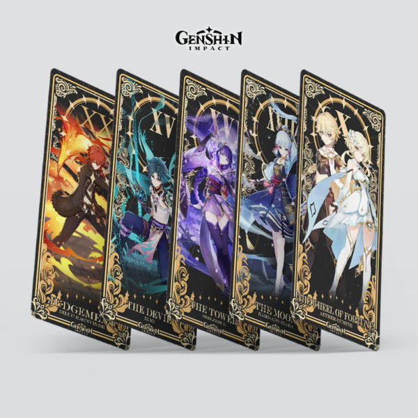 Genshin Impact Tarot Cards Major Arcana 22 Cards Trumps - RegisBox