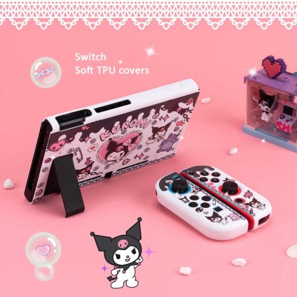 Cute Switch Covers Kawaii White Cute Switch Case - RegisBox