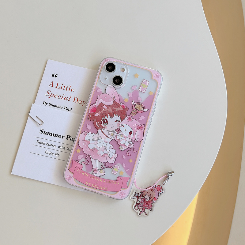 Cardcaptor Sakura X Sanrio Phone Cases Kawaii Aesthetic IPhone Case -  RegisBox