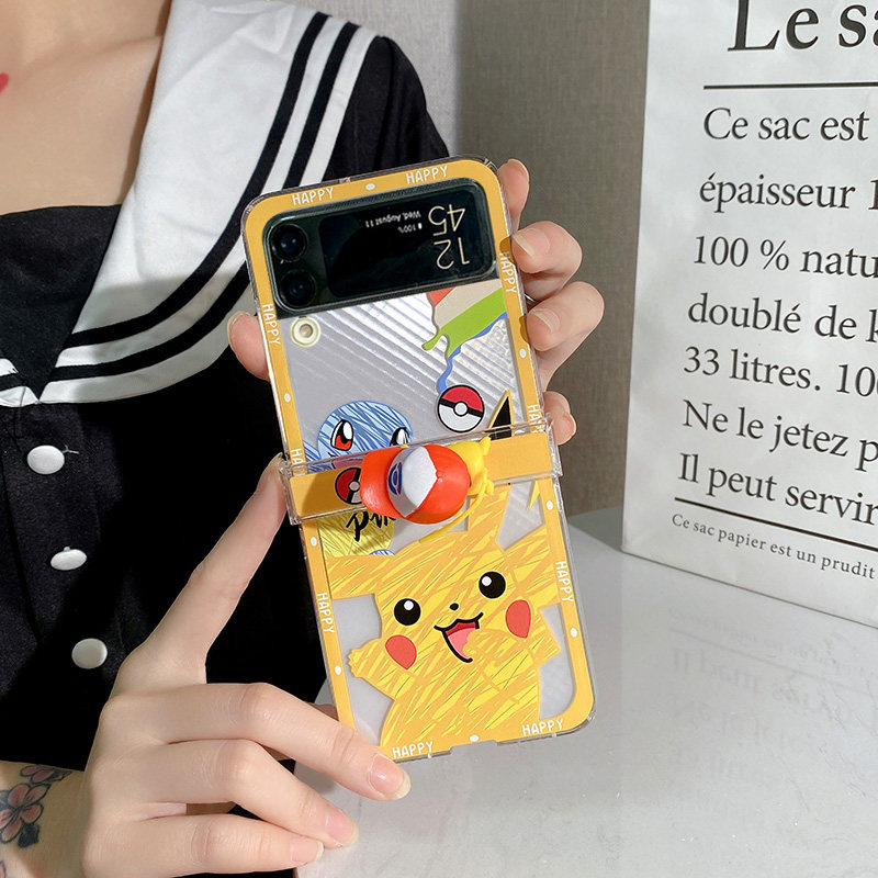 Samsung Galaxy Z Flip 5 4 3 Case Phone Case Set Cute Anime -  Finland