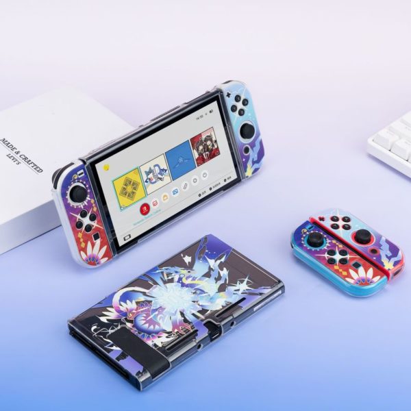 Scarlet And Violet Switch Cover Case Switch OLED Shell Cases - RegisBox