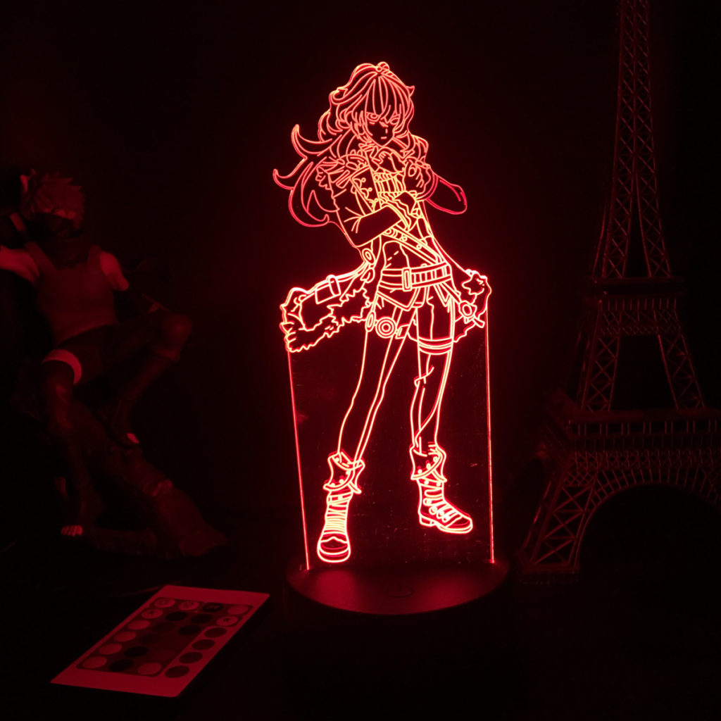 16 Colors Gesnhin Impact LED Light Genshin Desktop Lamp Cool Genshin Gifts - Diluc