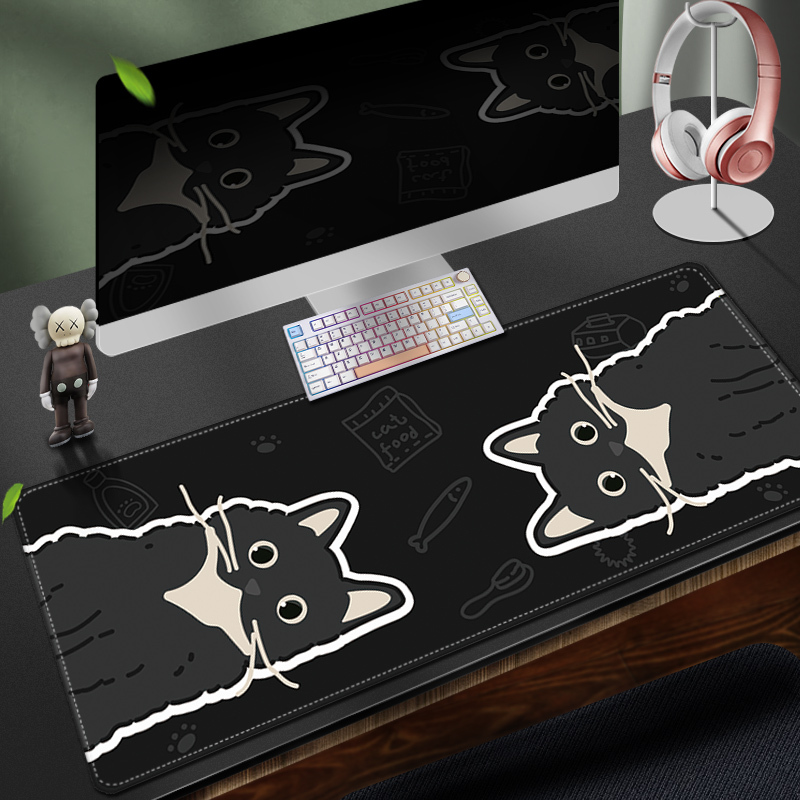 Large Cat Desk Mat Orange Cat Owner Gifts Cute Ragdoll Mouse Pad - G