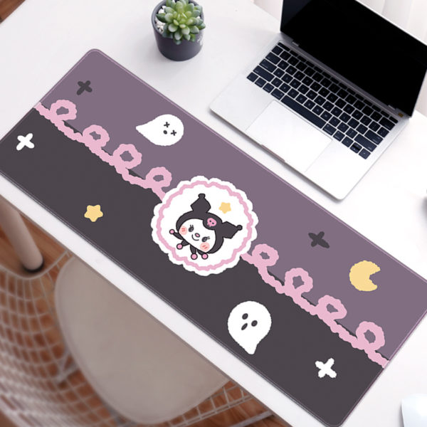 Kuromi Gaming Mouse Pad Cute Kuromi Keyboard Desk Mat Kuromi Room Decor Regisbox 6509